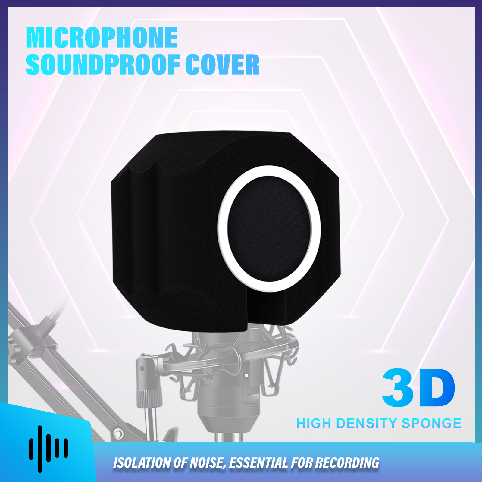 Recording Pop Filter - Microphone Wind Shield Pop Filter Isolation