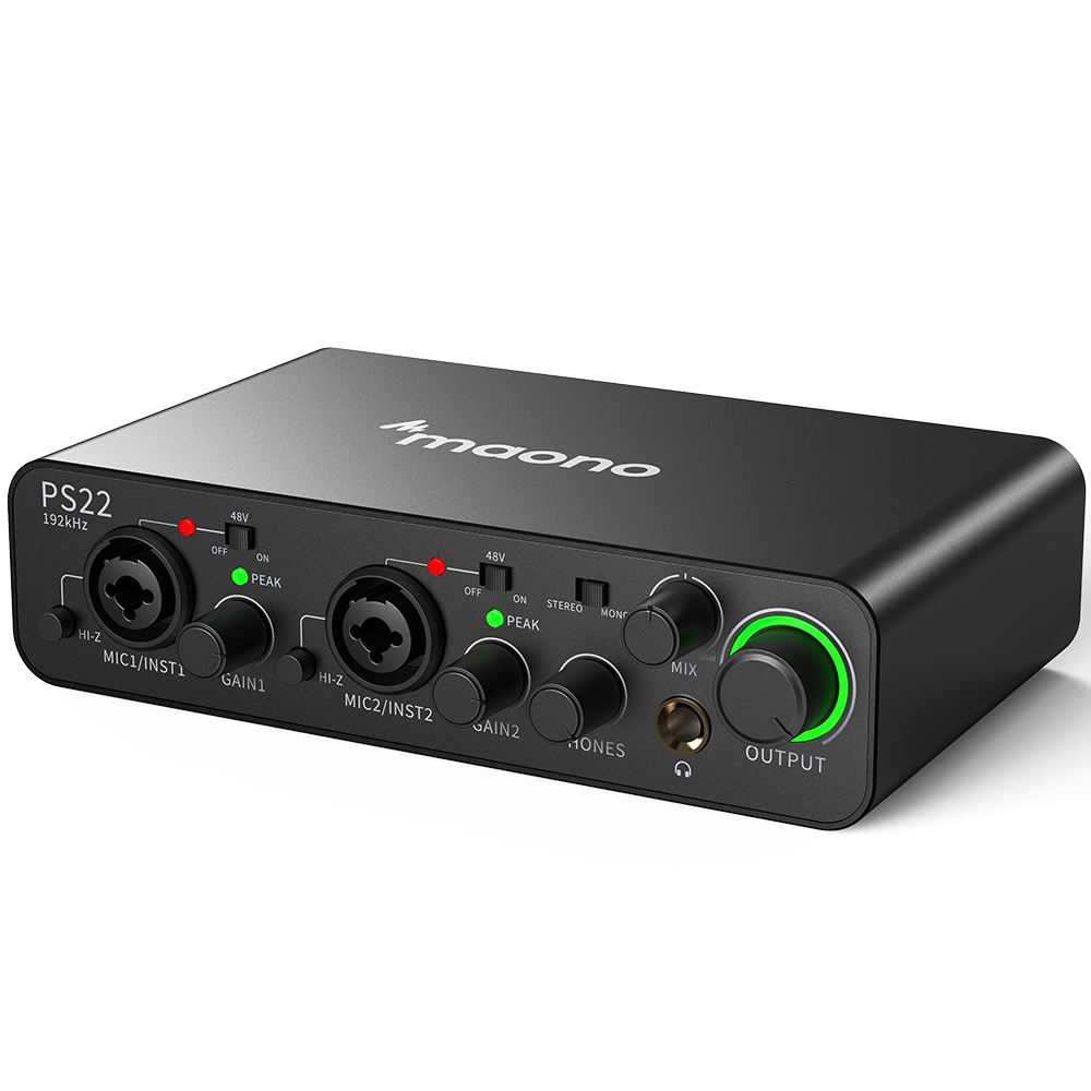 Audio And Music Mixer - MAONO PS22 Professional Audio Interfaces Mixers