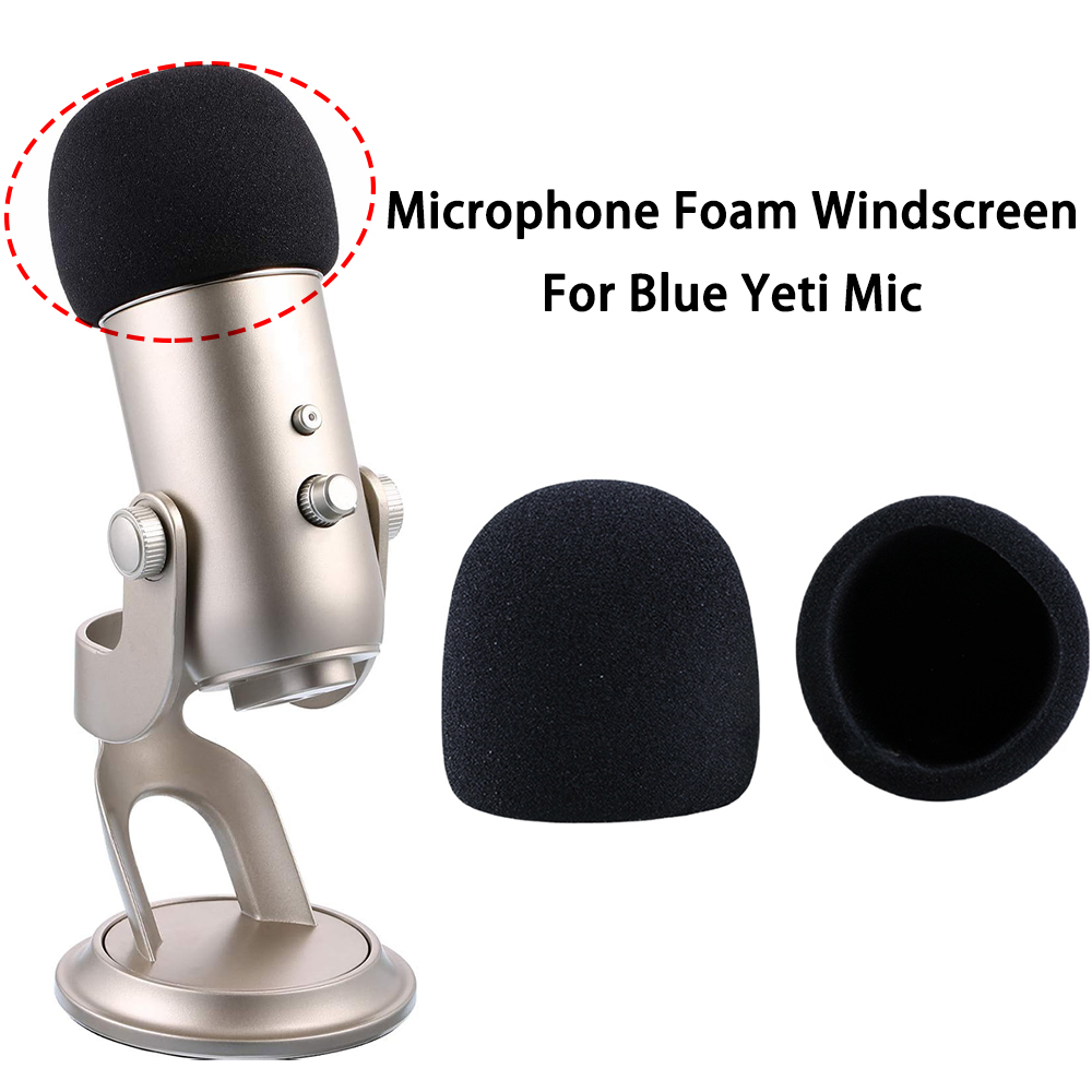 Recording Pop Filter - Microphone Sponge Foam Cover,Foam Microphone Windscreen