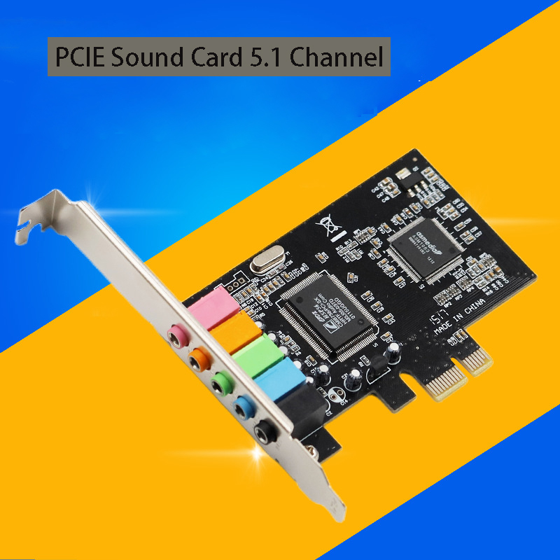 Audio Music Game - PCI-E1X 4.1 5.1 Sound Card Computer