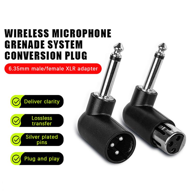 Xlr Microphone Condenser - New-XLR To 6.35mm Audio Adapter Right