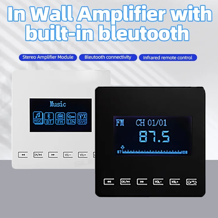 Audio Music Store - Mini Bluetooth Amplifier Wall Mount Music