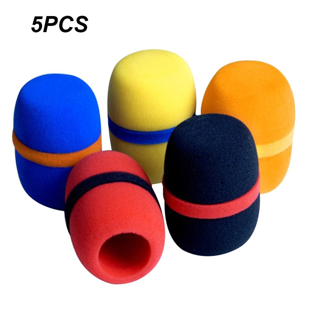 Recording Pop Filter - 5PCS Replacement Microphone Sponge Cover Thickened