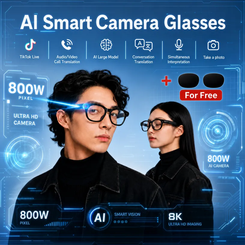 AI Smart Shooting Glasses, Sup - Audio Music Online review and price