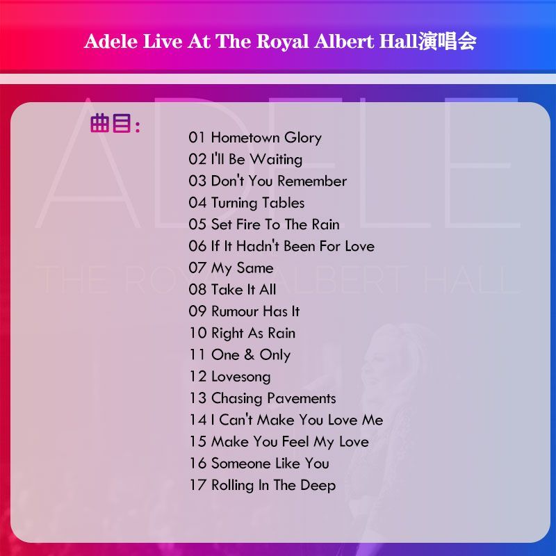 Music Audio CD Adele Live At T - Audio Music Only review and price