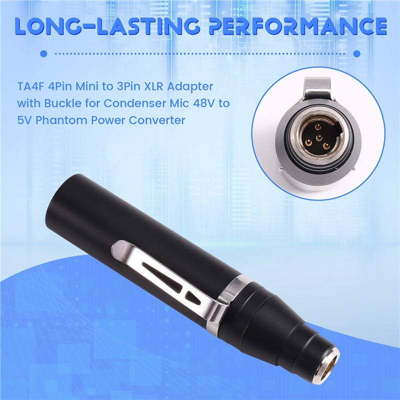 X64A-TA4F 4Pin Mini To 3Pin XL - Xlr Microphone Condenser review and price