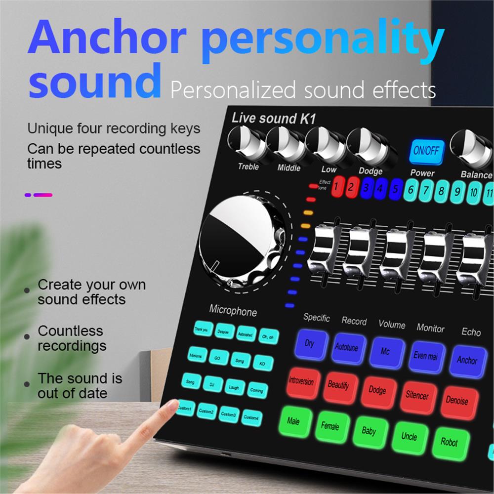 Live Sound Card Portable Inter - Audio And Music Mixer review and price