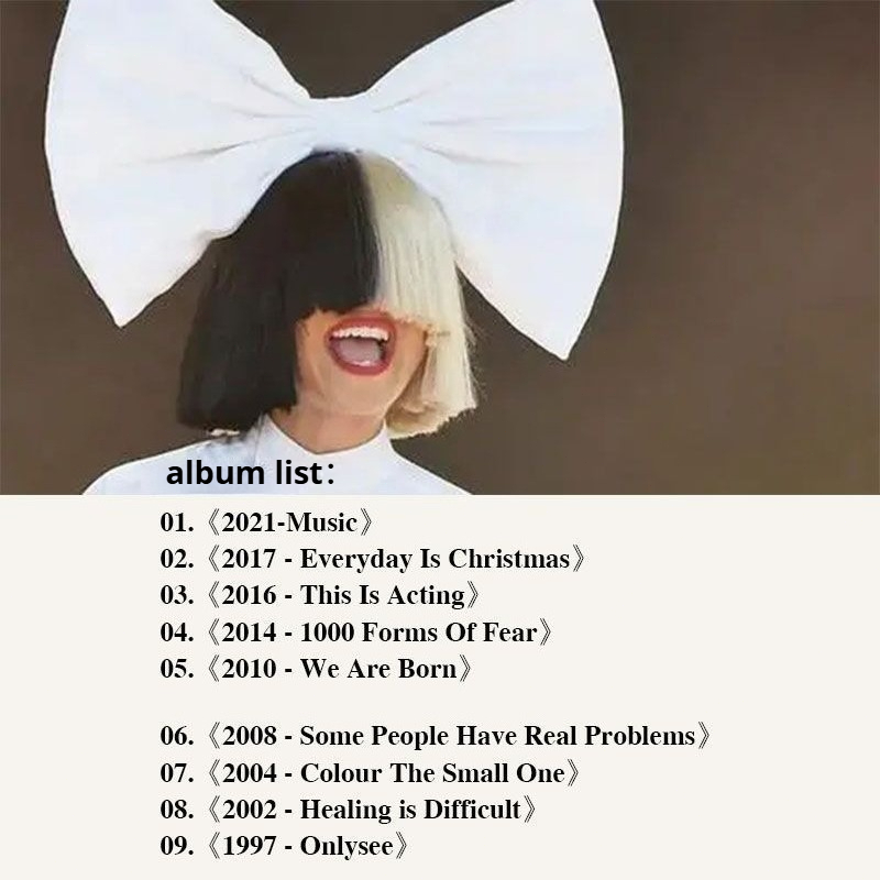 Sia Complete 9CD Music Album C - Audio Music Only review and price