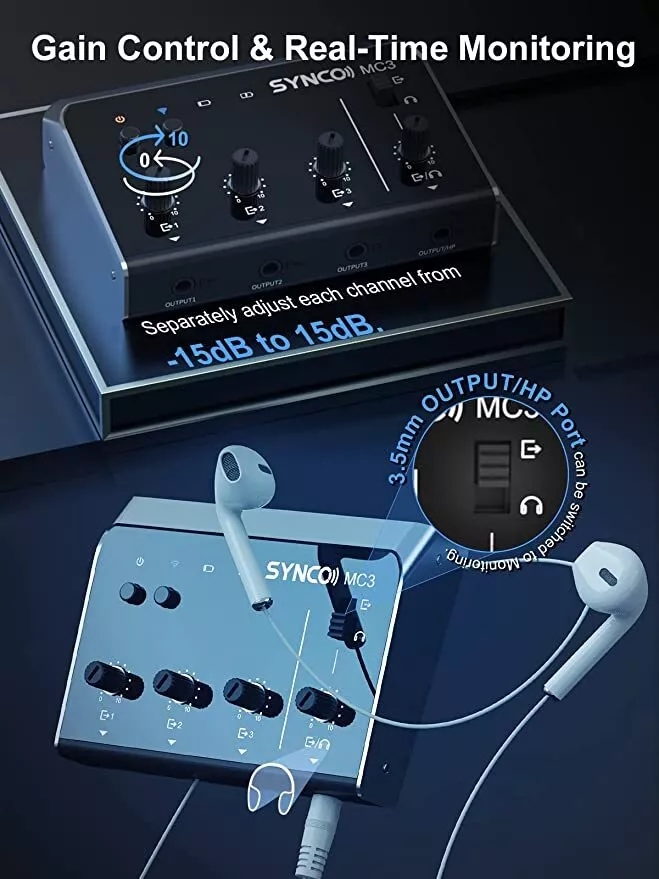 Synco MC3 Lite Audio Mixer 4 C - Audio And Music Mixer review and price