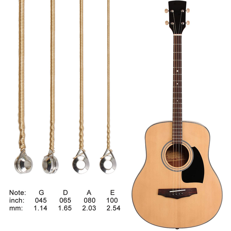 4 Strings Acoustic Bass  ANTI- - Bass Guitar Strings review and price
