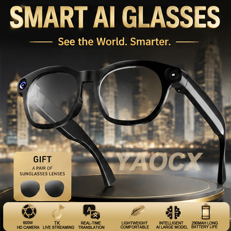 NEW CY03 Smart Glasses 800W HD - Audio Music Online review and price