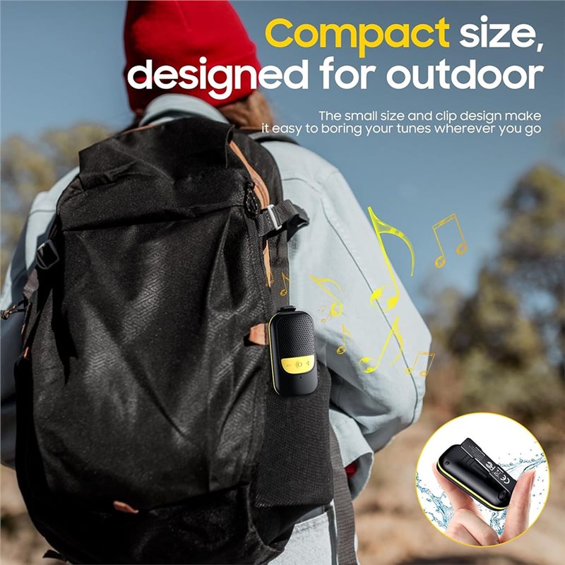 B68C Clip-On Portable Bluetoot - Audio Music Online review and price