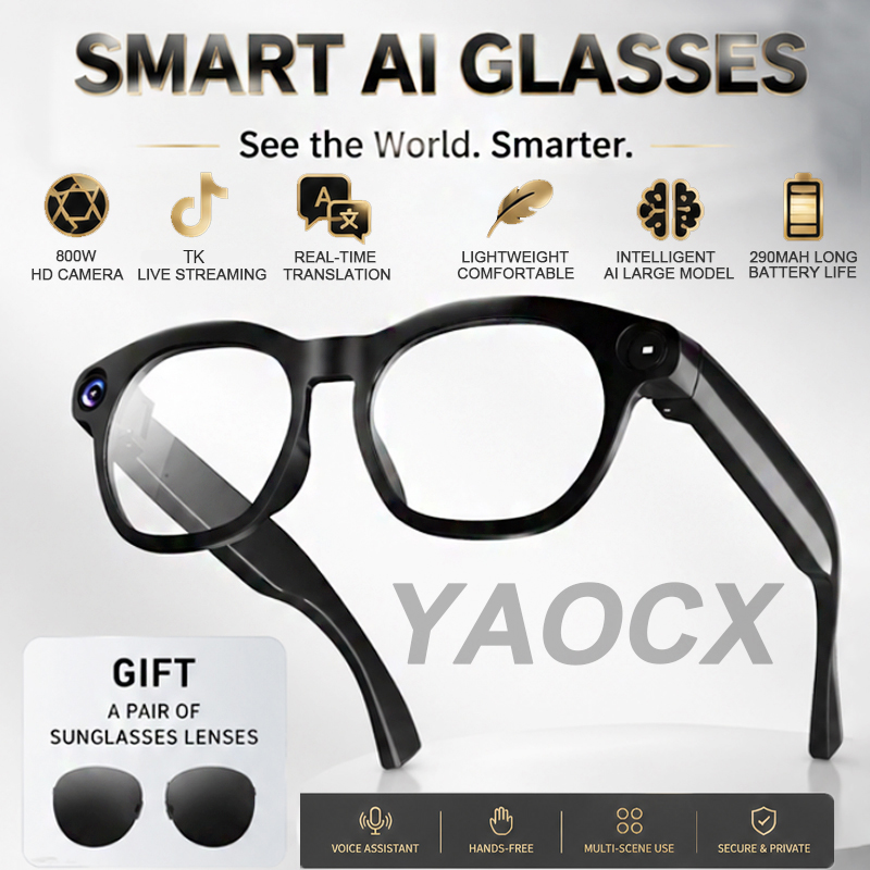 2026 Smart Glasses 800W Camera - Audio Music Online review and price