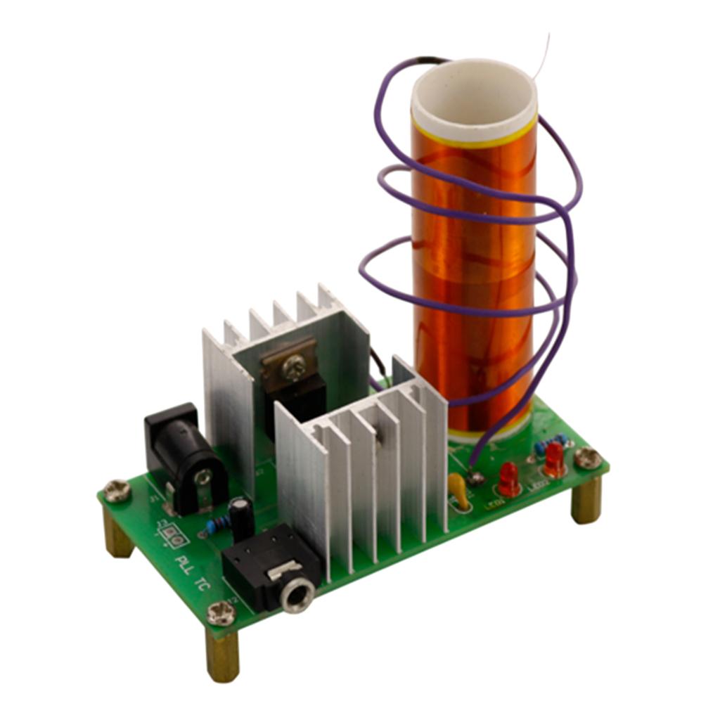 Tesla Coil Plasma Speaker DIY  - Audio To Music Generator review and price