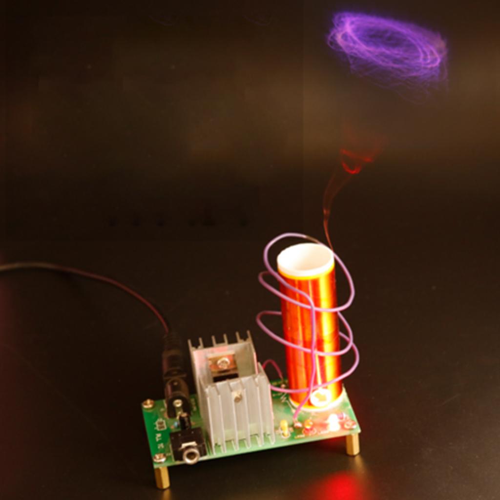 Tesla Coil Plasma Speaker DIY  - Audio To Music Generator review and price
