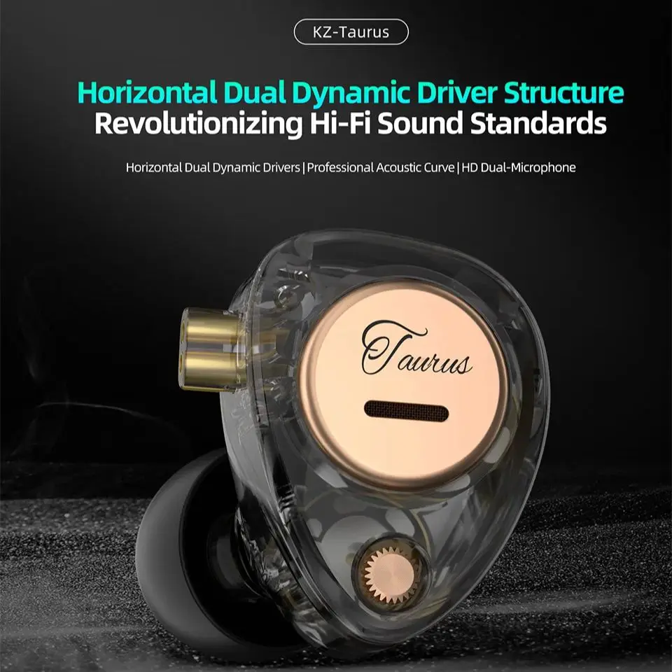KZ Taurus In Ear Wired Earphon - Audio Music Game review and price