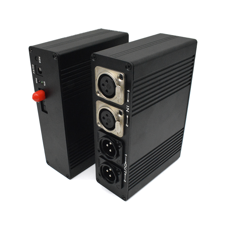 2 CH XLR Audio Fiber Extender  - Cable Xlr Balanced review and price
