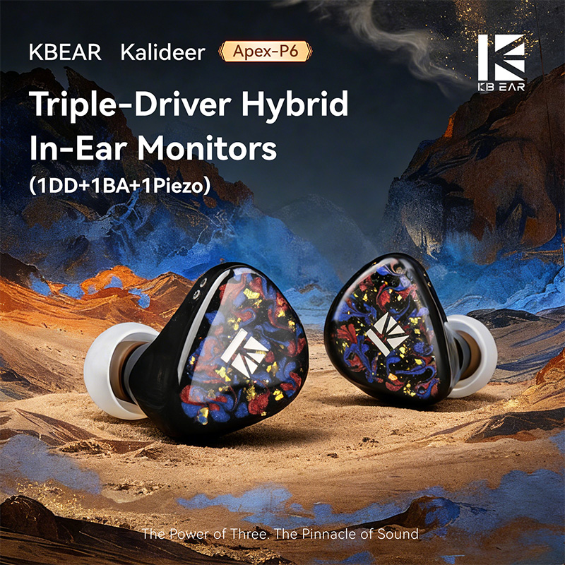  KBEAR Kalideer Apex-P6 HiFi  - Audio Music Game review and price