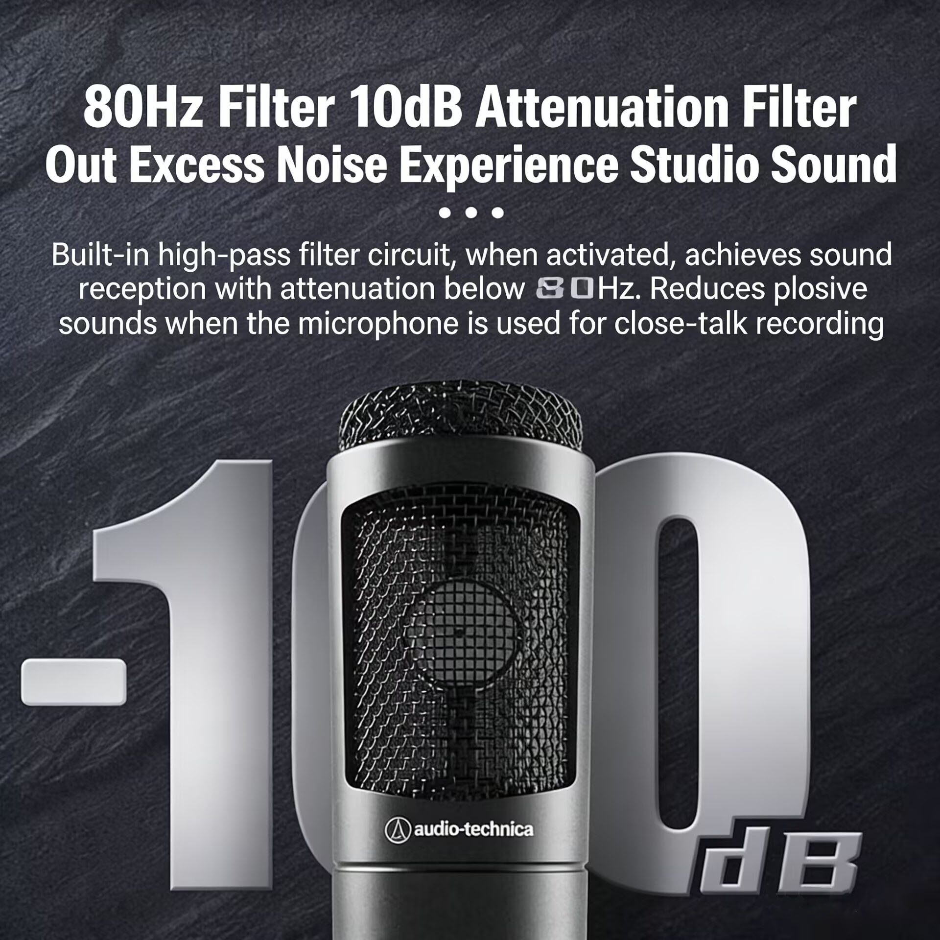 Original Audio-Technica AT2035 - Xlr Microphone Condenser review and price