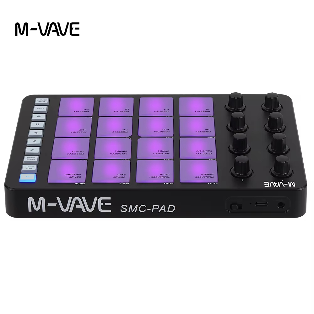 M-VAVE SMC-PAD MIDI Black Cont - Midi Controller Pad review and price