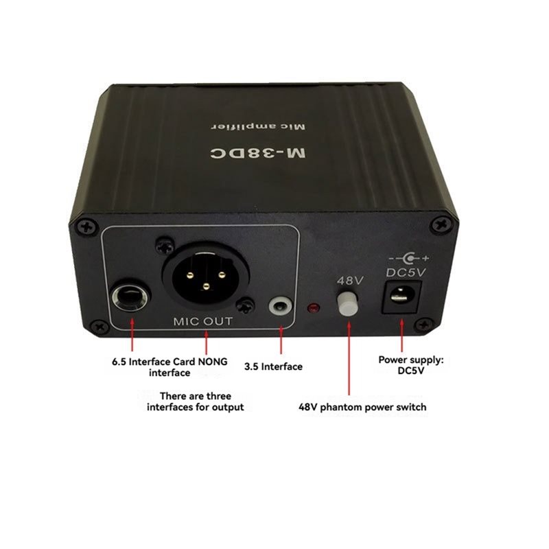 High Gain Microphone Preamp Po - Xlr Microphone Condenser review and price