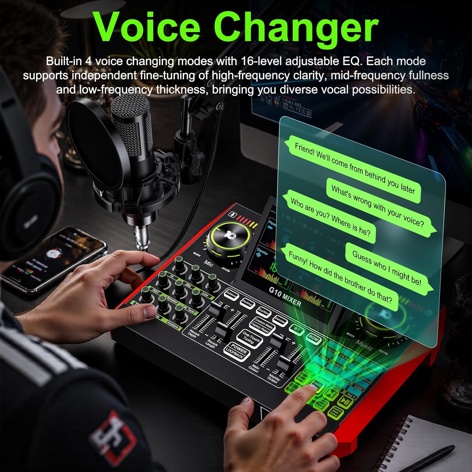 Tenlamp G10 Live Streaming Aud - Audio And Music Mixer review and price