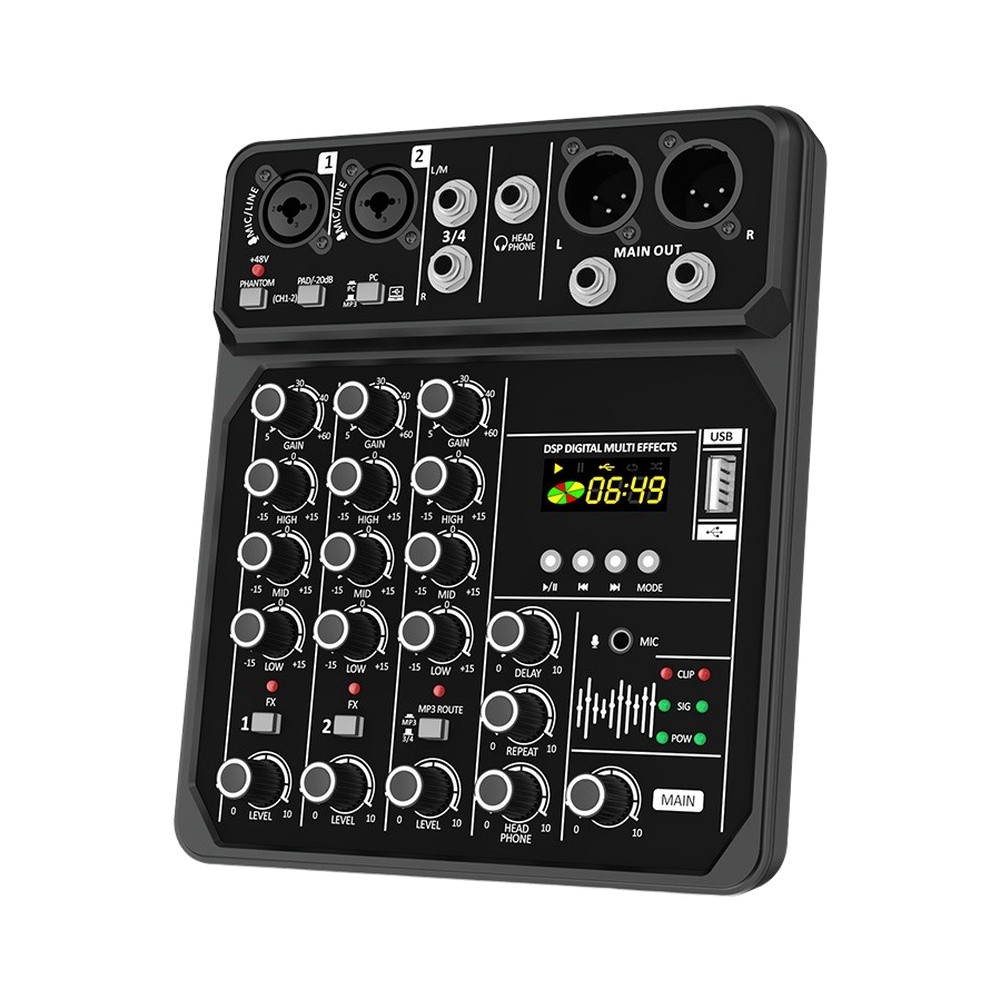 Portable 4-Channel Audio Mixer - Audio And Music Mixer review and price