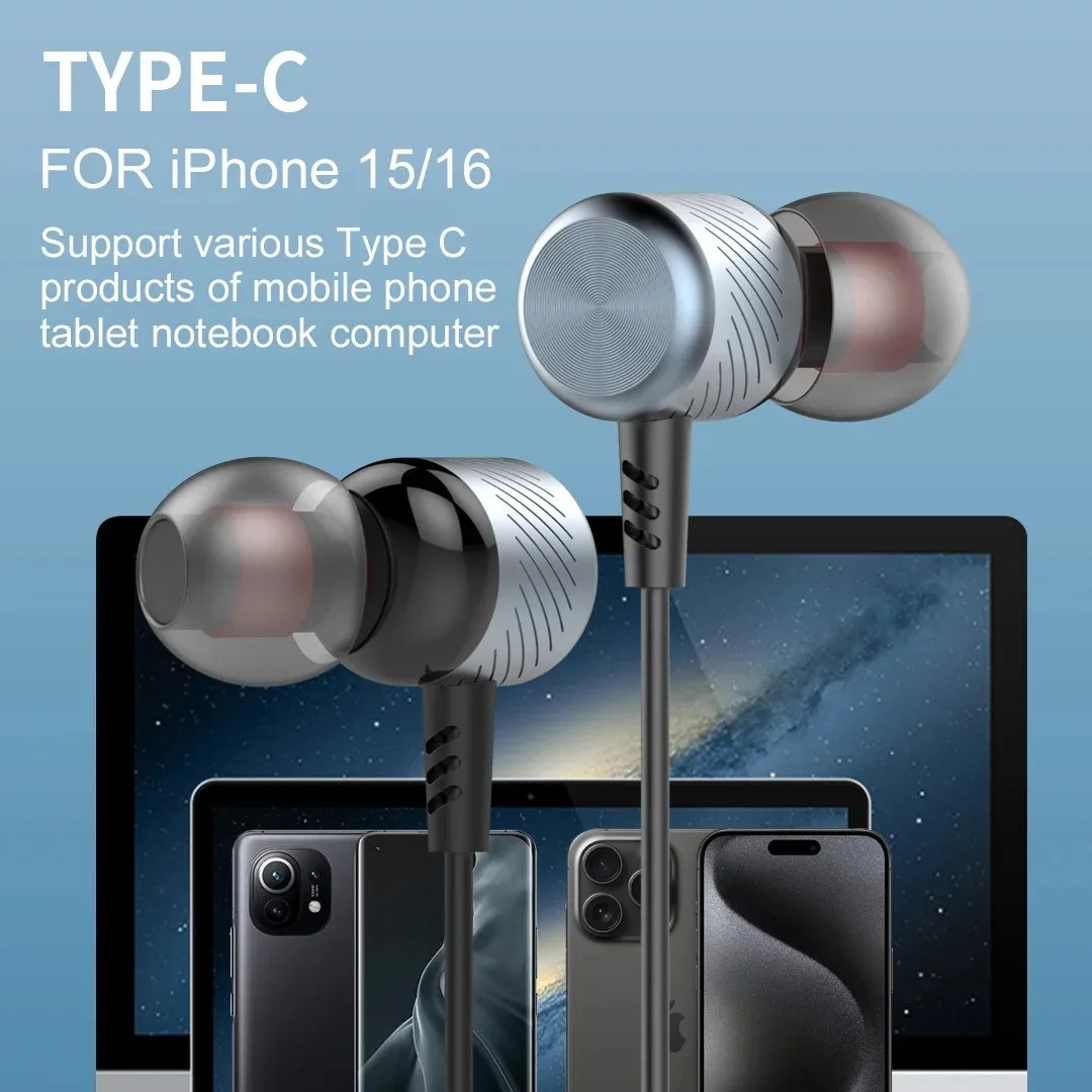 Type C / 3.5mm Plug Wired In-E - Audio Music Game review and price