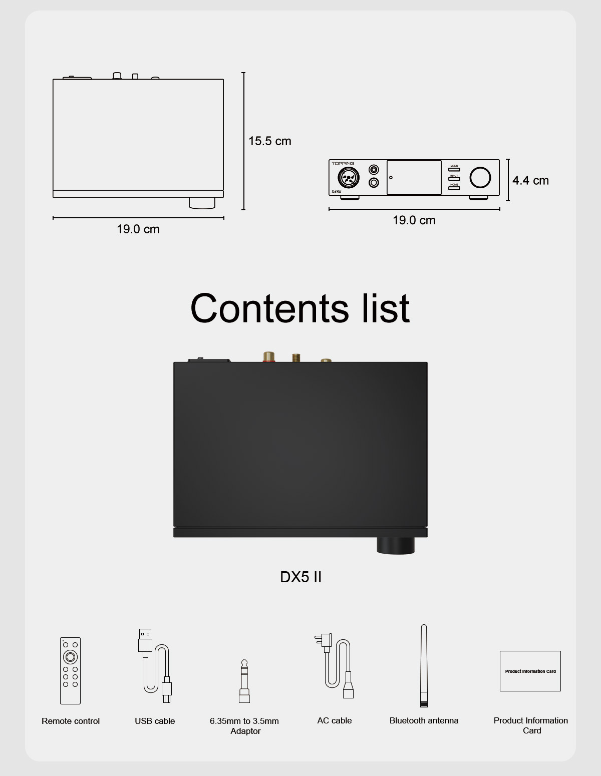 Topping DX5II DX5 II Digital M - Audio To Music Generator review and price