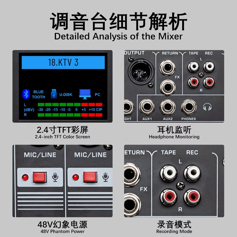 GAX-HLM80 Green Audio 8-channe - Audio And Music Mixer review and price