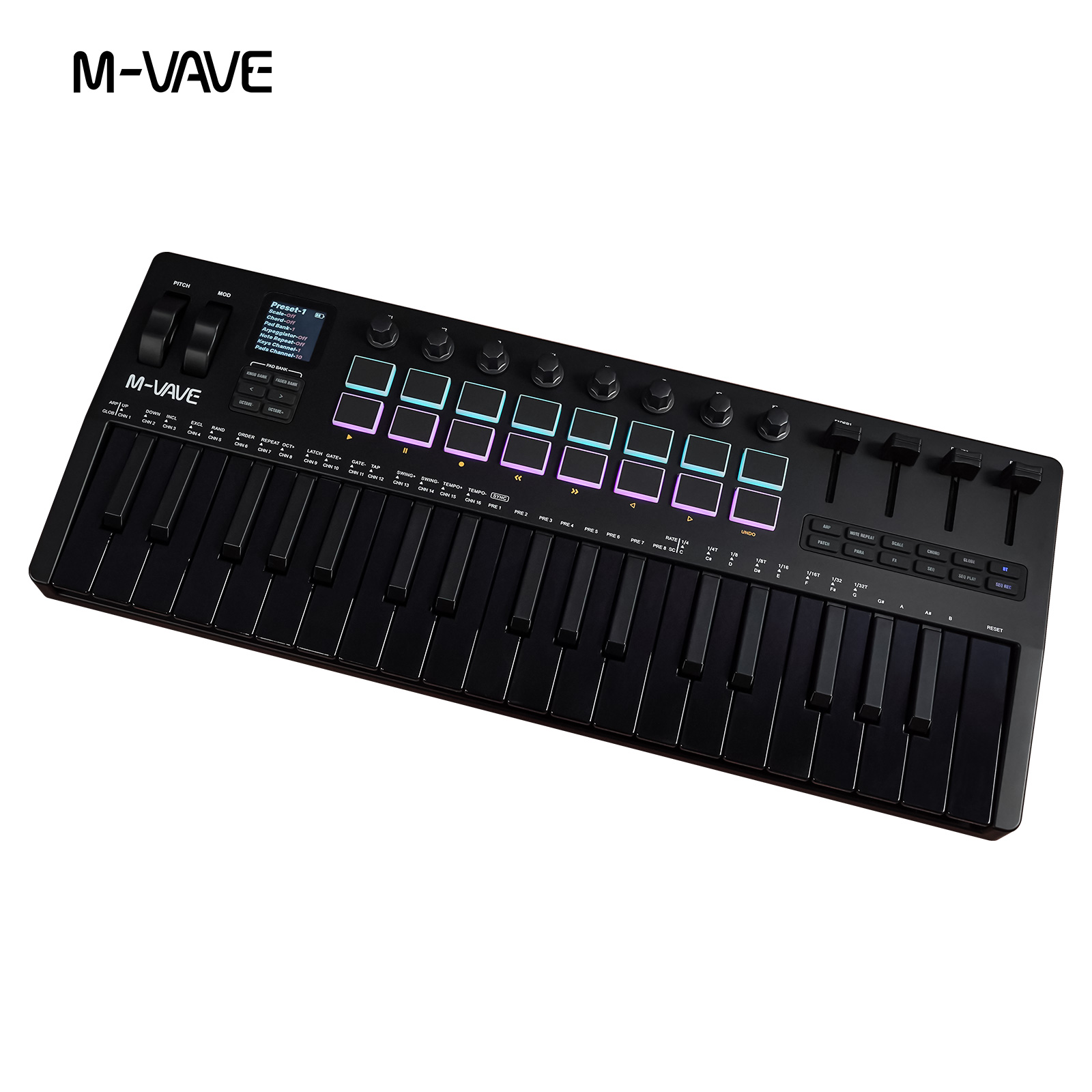 M-VAVE SMK-37 USB MIDI Control - Midi Controller Pad review and price