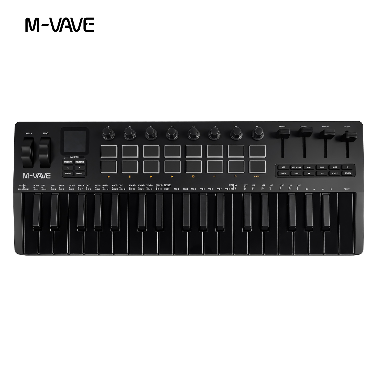 M-VAVE SMK-37 USB MIDI Control - Midi Controller Pad review and price