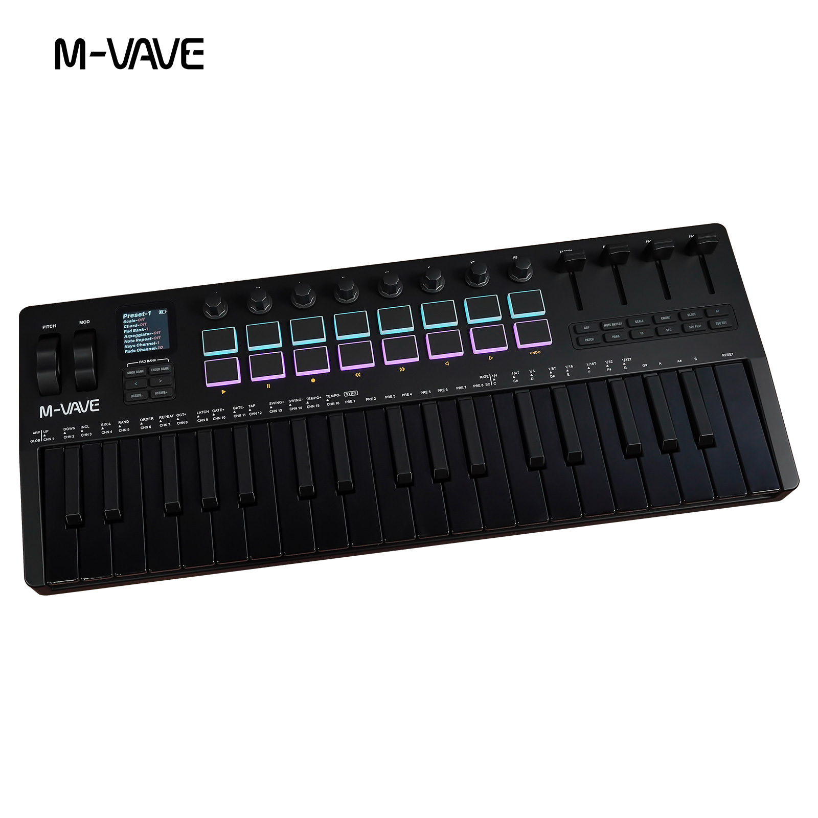 M-VAVE SMK-37 USB MIDI Control - Midi Controller Pad review and price