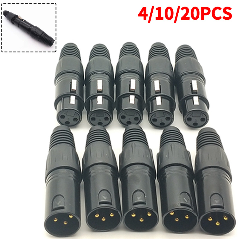 4/10/20PCS 3-Pin XLR Male to F - Cable Xlr Balanced review and price
