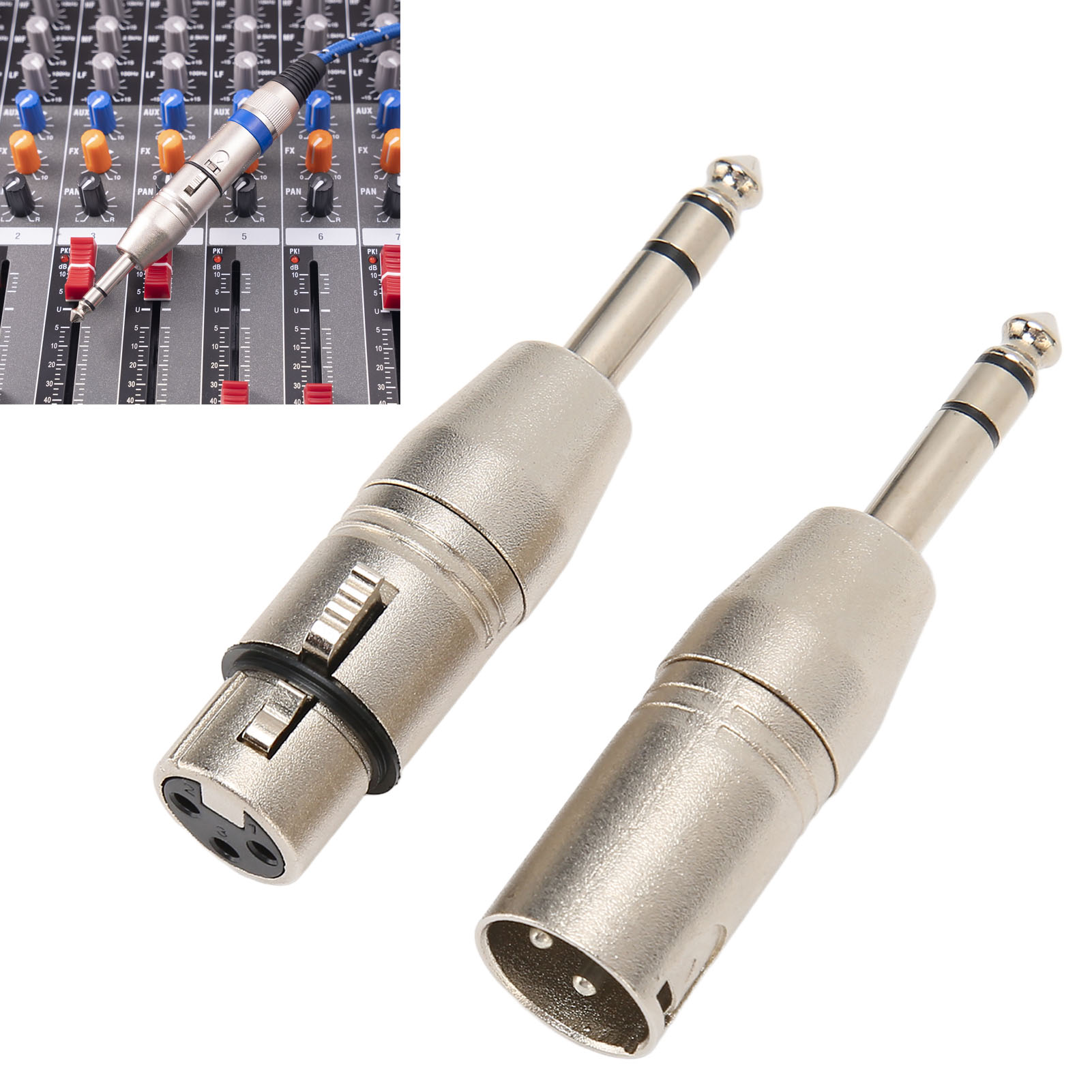 2Pcs 1/4 Inch TRS to XLR Adapt - Cable Xlr Balanced review and price
